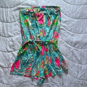 Lilly Pulitzer Strapless Romper